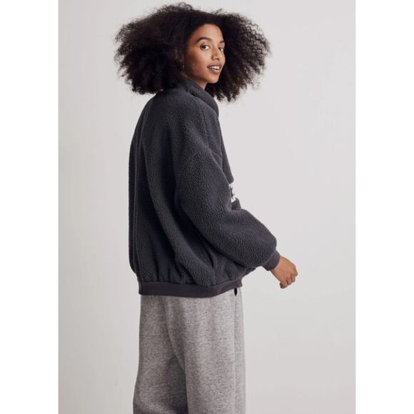 Madewell (Re)sourced Sherpa Popover Top - Picture 5 of 5